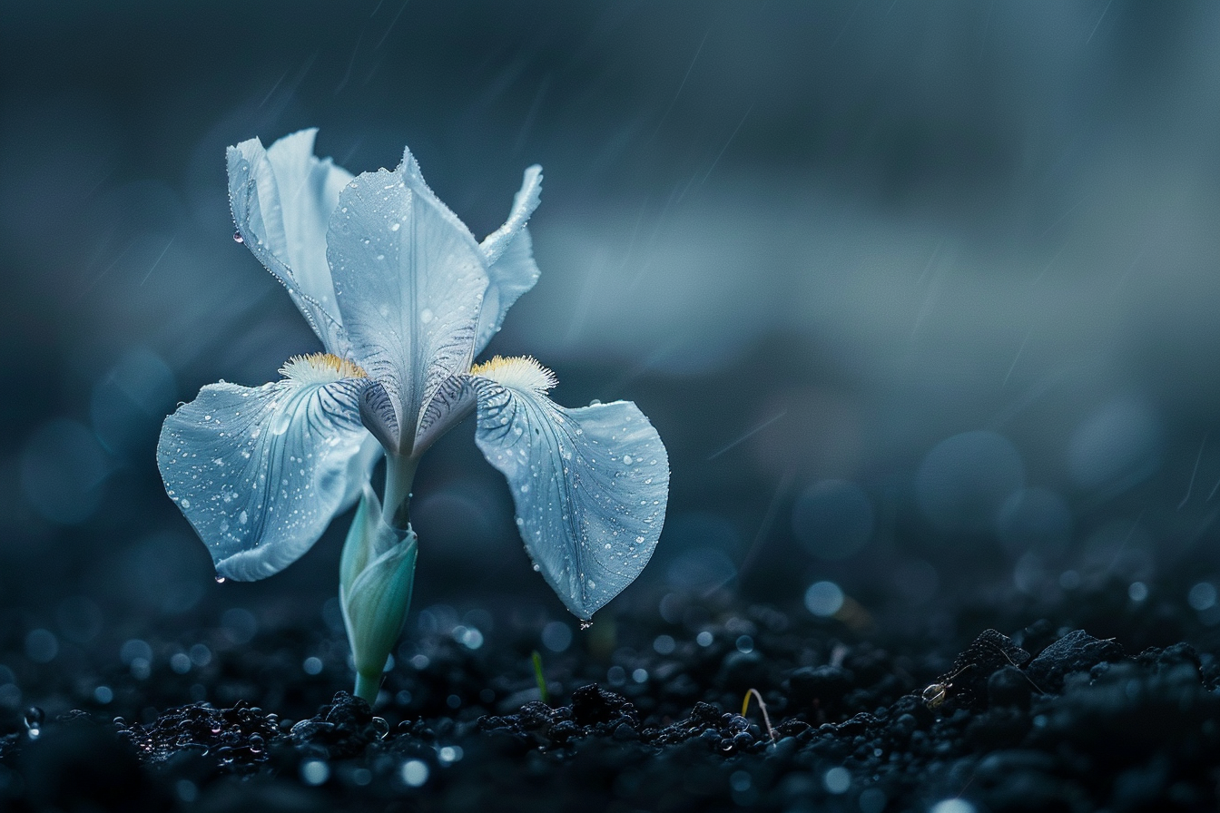 U8233837969 A Single Wild Iris Growing From Dark Alaskan Soil 5c685c62 498e 47f6 8f1a F39bb0b3bc54 0